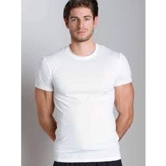 NEW Mens Medium UNDER ARMOUR Original Fitted Crew Neck Tee 1230360 100 White - Picture 1 of 3